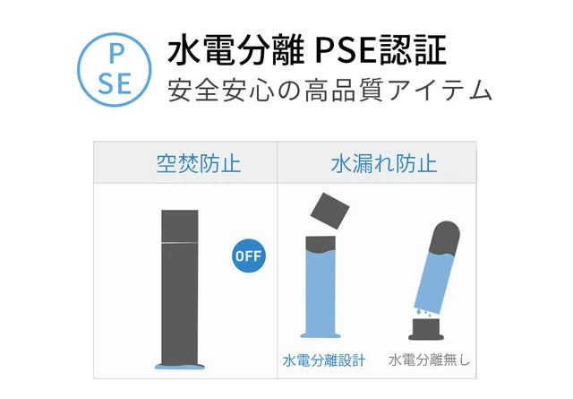 乾燥対策はコレで解決!置き型⇔卓上1台2役の今までにない水電分離加湿器【T09】