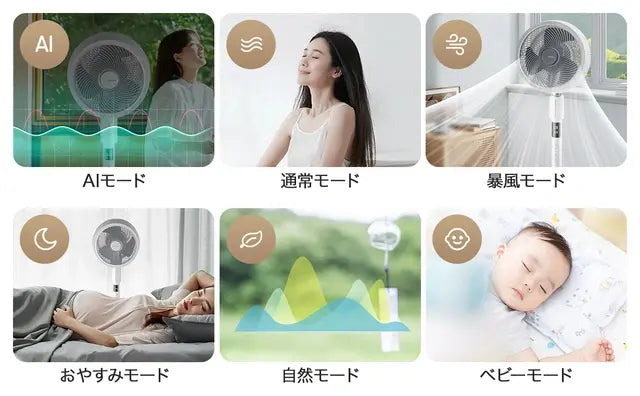 第三弾|応援購入9500万円超え!扇風機+空気清浄機能搭載 3Dサーキュレーター