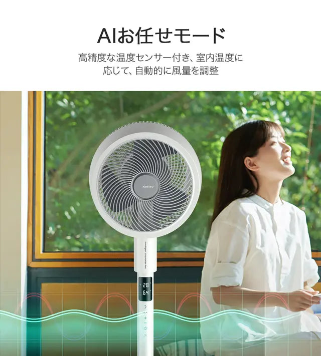 第三弾|応援購入9500万円超え!扇風機+空気清浄機能搭載 3Dサーキュレーター