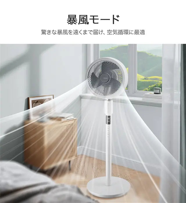 第三弾|応援購入9500万円超え!扇風機+空気清浄機能搭載 3Dサーキュレーター