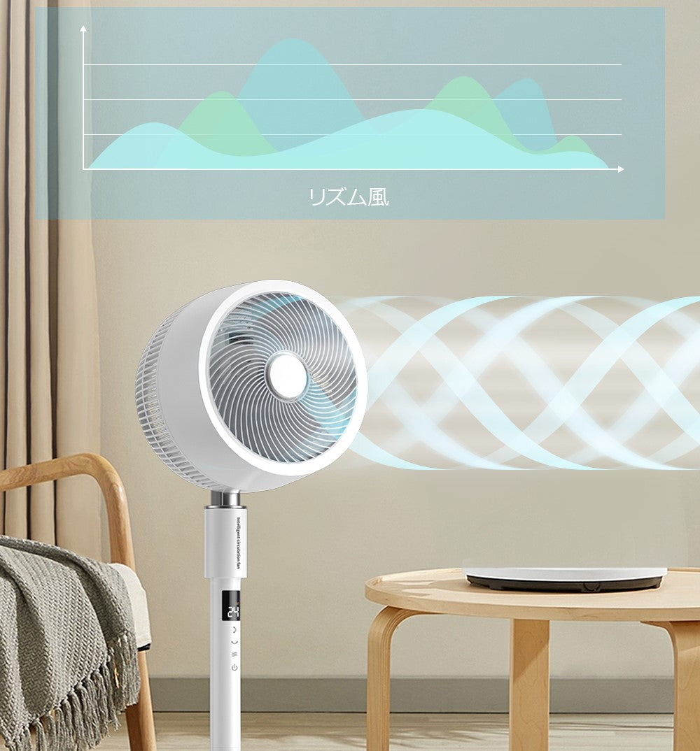 次世代家電?!年中快適な空間に。扇風機+空気清浄機能搭載 3Dサーキュレーター