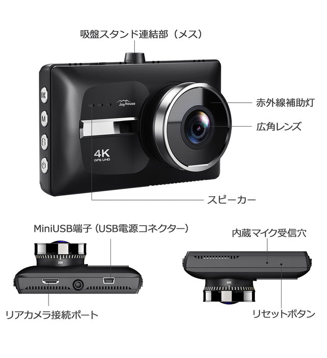 カメラを超えた4K高画質&Sony415搭載!進化したHX小型ドライブレコーダー