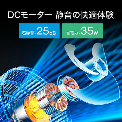 1台5役 強風 左右120°自動首振り 上下90°調整 静音 3モード 風量8段階 イオン発生 入/切タイマー 自然風/お休み/普通/モード 空気循環 換気 衣類乾燥 部屋干し 暑さ対策