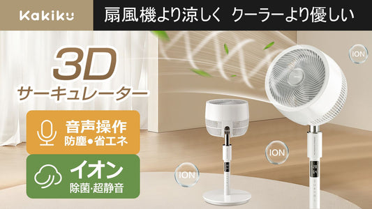 第三弾｜応援購入9500万円超え！扇風機＋空気清浄機能搭載 3Dサーキュレーター