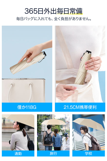 【2025新登場 & 118g軽量 & JIS認証】 日傘